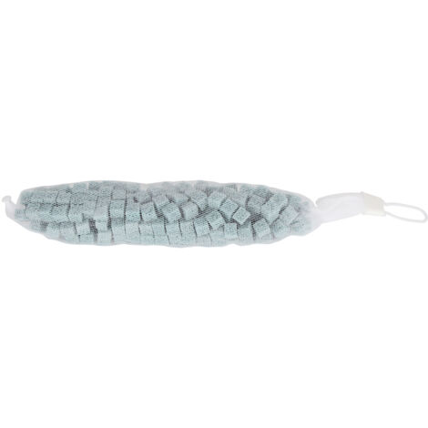 Medio filtrante para acuario ChitosanBlue de 0,35 l, fabricado con fibras de algodón, 200 unidades.