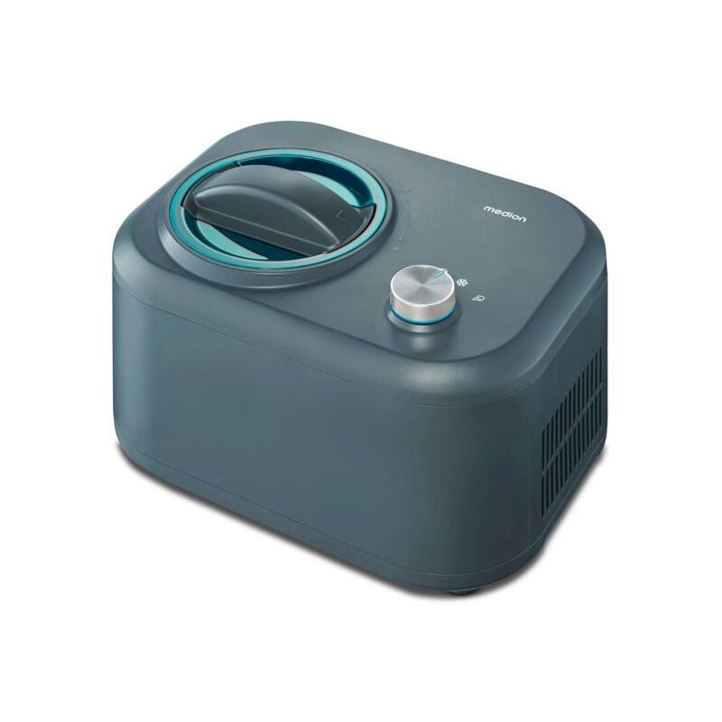 Machine a glace avec compresseur (convient pour la préparation de cremes glacées, yaourts glacés & sorbets, 1 litre, 1 - Medion