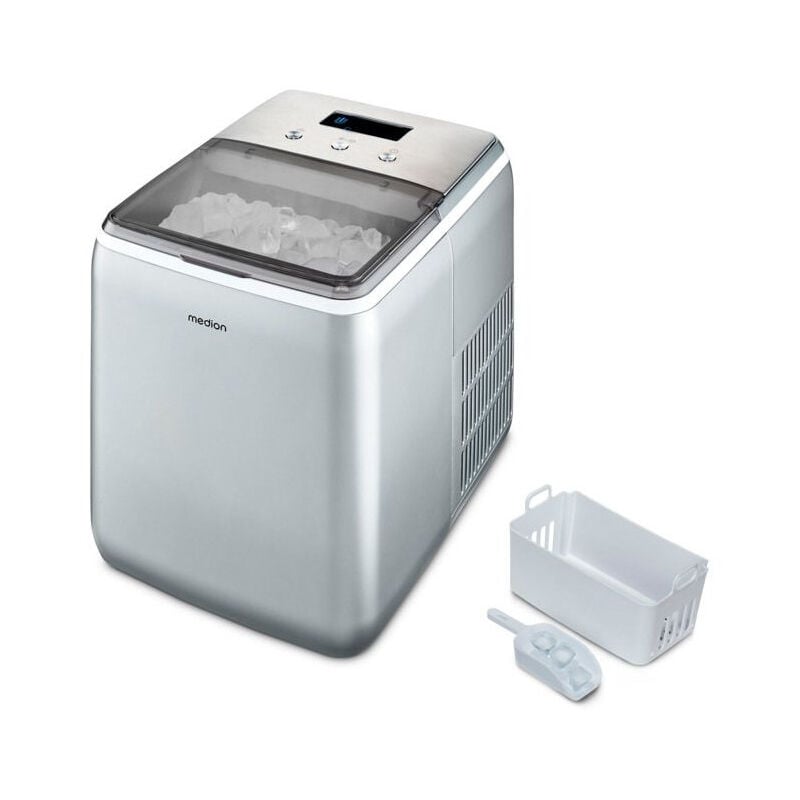 Machine a glaçons (taille des glaçons petite & grande, réservoir d'eau de 2,6 litres, durée de production courte env. - Medion