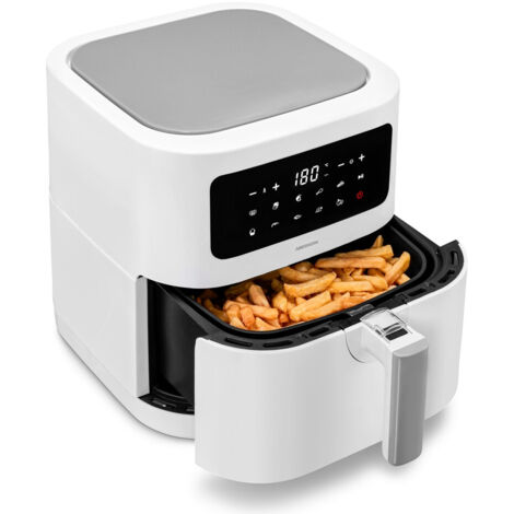 Medion MD 11740 Life E40 XL Heißluftfritteuse 5,2 l, weiß
