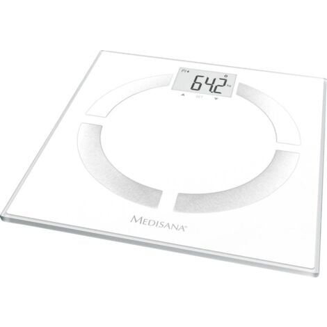 Medisana BS 444 connect Balance danalyse Plage de pesée (max.)=180 kg blanc - blanc