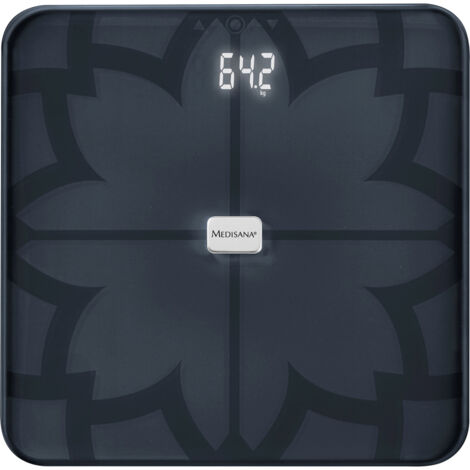 Medisana Körperwaage Personenwaage Körperanalysewaage Bluetooth schwarz 180kg