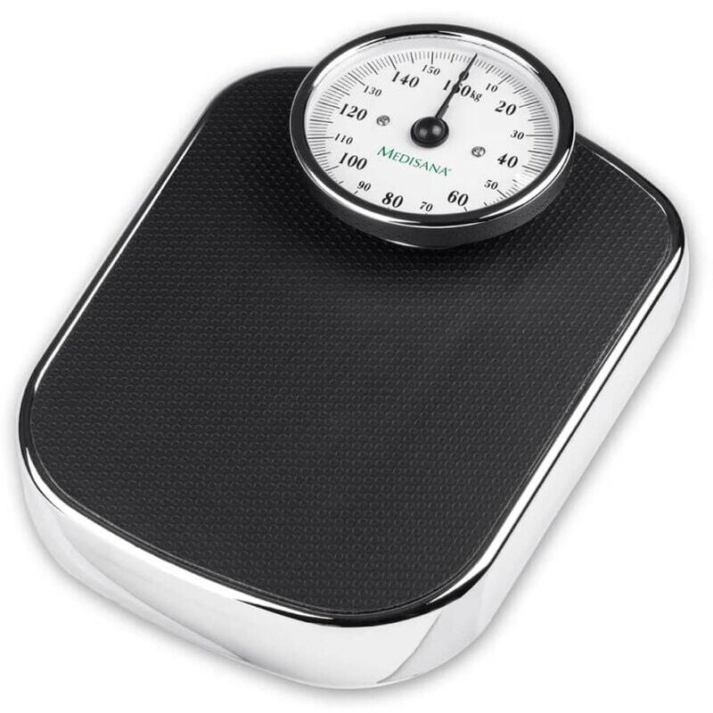 Medisana Pèse-personne ps 412 160 kg Rétro Noir 40426 - Noir, Ensoleillé