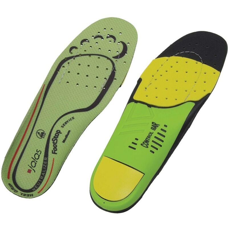 Insoles, Medium Arch, Size 13+ (48-50) - Green Yellow - Ejendals