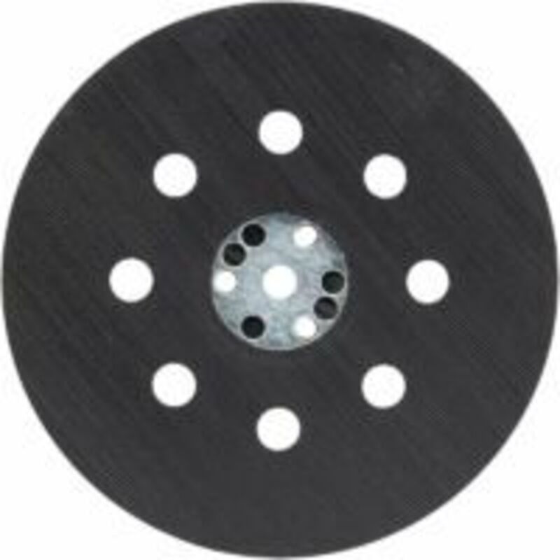 Medium-hard sanding pad (for paint, filler, 8-hole sanding discs, Ø 125 mm, accessory for random orbital sanders)