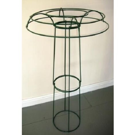 Medium Tuteur Plant Border Support - Steel - L61 x W61 x H122 cm - Green