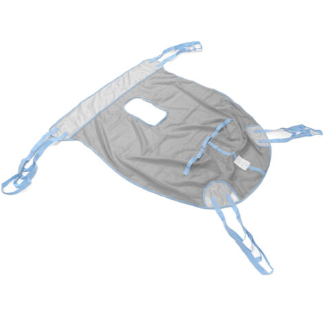 Medizinischer Transfersack mit 4 Positionen, 230 kg, perforiertes atmungsaktives Gewebe, ergonomische Tragegriffe.