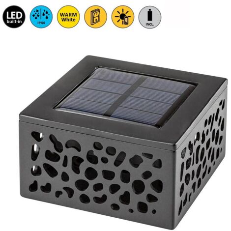 MEDULIN,OUTD.SOLAR, LED0,5W, BLACK, H5CM