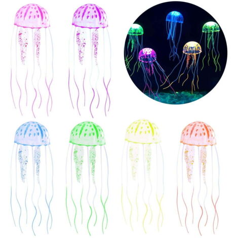 Méduses lumineuses pour la décoration d'aquarium