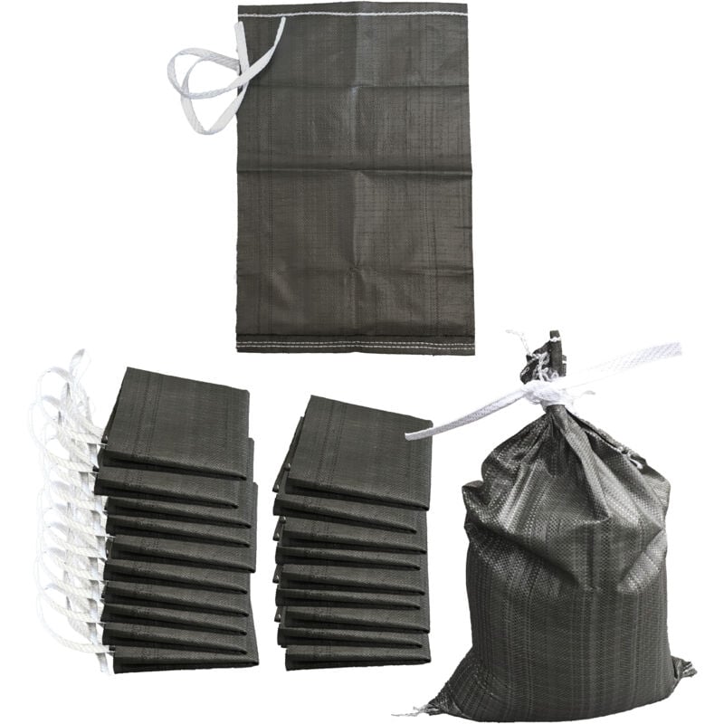 Méduze - 25 sacs anti-inondation 40 cm x 60 cm - Fiables et résistants - Indéchirables - Réutilisables