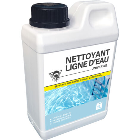 Méduze - Nettoyant pour ligne d’eau 1L - Universel - Biodégradable - Professionnel