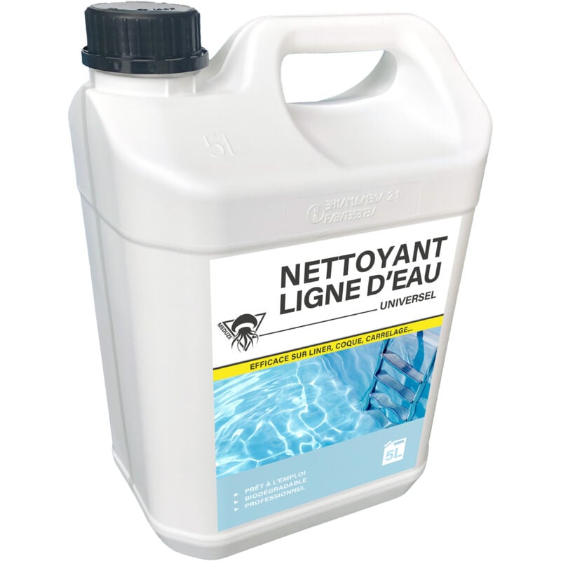 Méduze - Nettoyant pour ligne d'eau 5L - Universel - Biodégradable - Professionnel