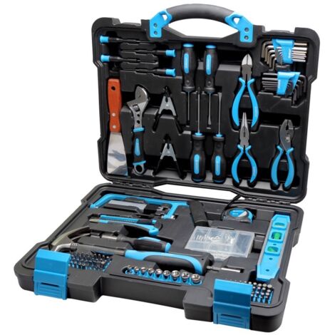 Mega 144 pièces ensemble d'outils complet pour bricolage