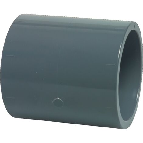 Mega Muffe PVC-U 20 mm Klebemuffe 16 bar, grau
