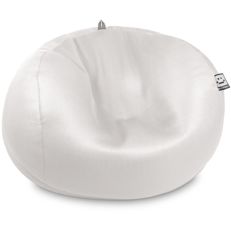Mega Pouf Respirant 3D Blanc Happers Unique Blanc