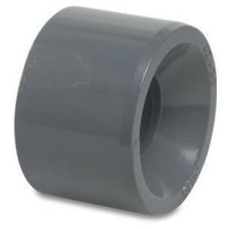 Mega Reduzierstück PVC-U 32 mm x 25 mm Klebestutzen x Klebemuffe 16 bar, grau
