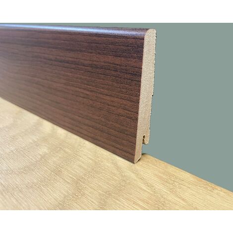 MEGA STOCK 2in1 MOSTRINA COPRIFILO BATTISEDIA in Fibra di legno 70X10 ROVERE