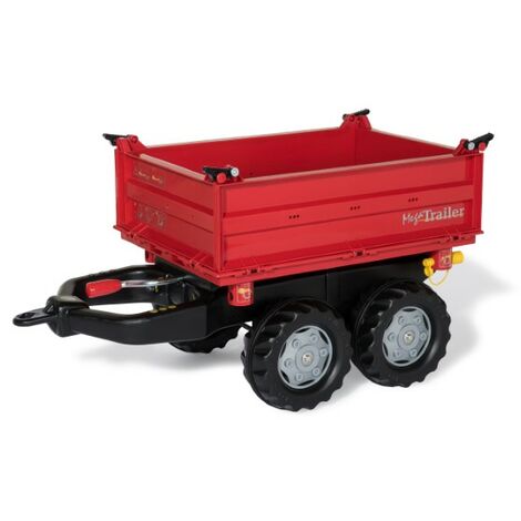 Mega Trailer - L88 x W45 x H47 cm - Red