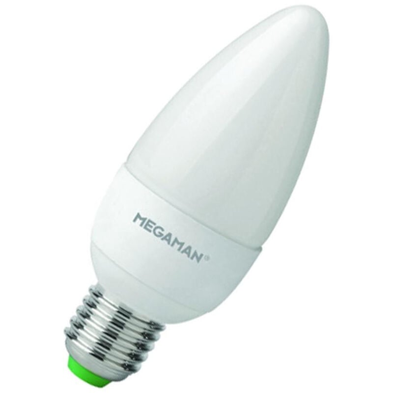 Megaman LED Candle 3.5W ES-E27 (25W Equivalent) 2800K Warm White Opal 250lm ES Screw E27 Light Bulb