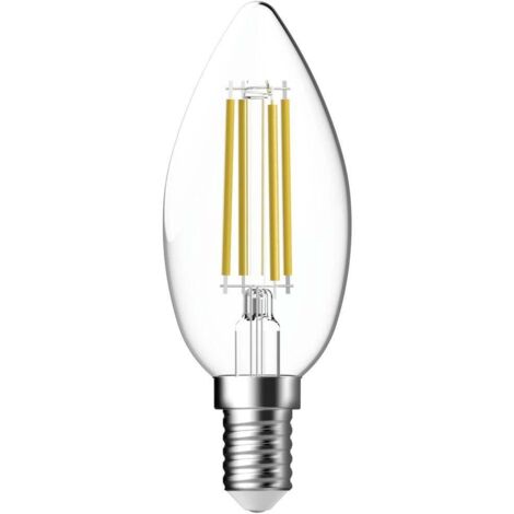 Megaman MM21147 LED CEE F (A - G) E14 forme de flamme 5.3 W = 40 W blanc chaud (Ø x L) 35 mm x 97 mm 1 pc(s) D029532