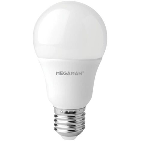 Megaman MM21161 LED CEE E (A - G) E27 forme de poire 7 W = 60 W blanc neutre (Ø x L) 60 mm x 109 mm 1 pc(s) D029562