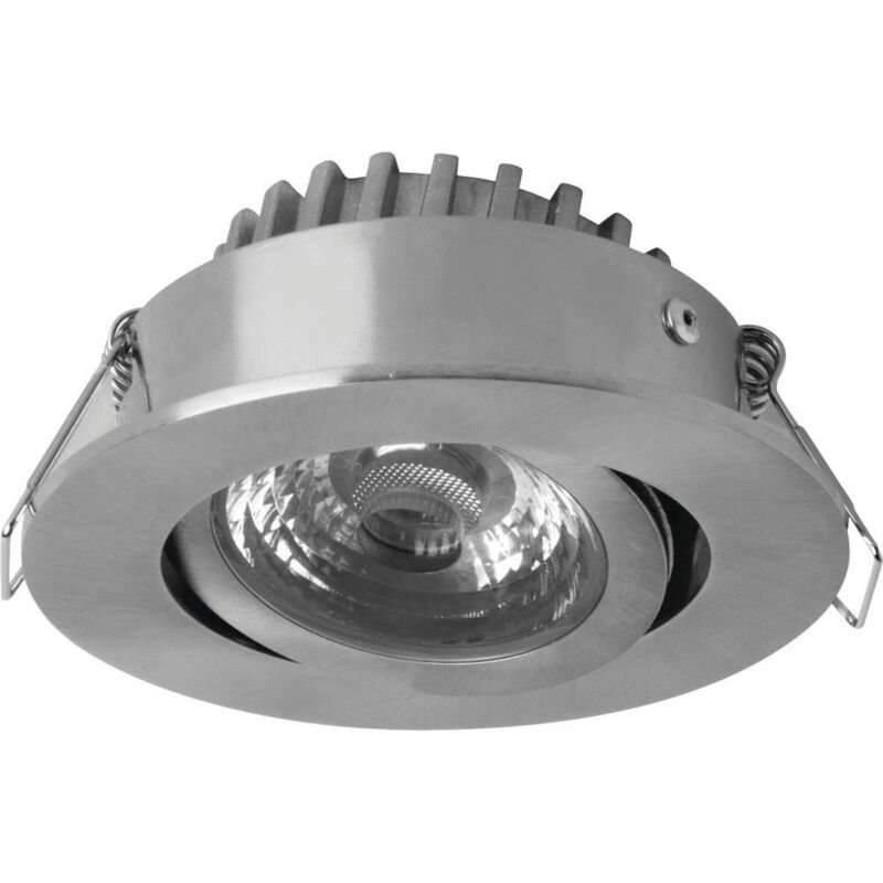 Rico Spot led encastrable pour salle de bains led led intégrée 6.5 w IP44 acier inoxydable (brossé) - Megaman