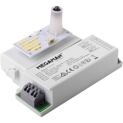 Megaman Renzo+ MM77129 Module d'alimentation d'urgence 4 W blanc neutre IP44 blanc D025052