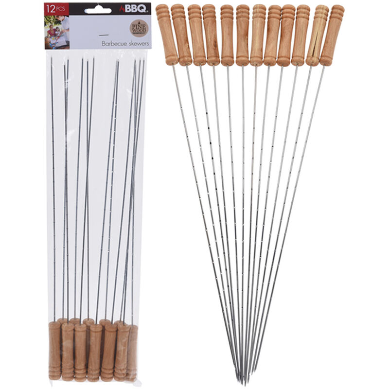 

Pinchos Brocheta Mango Madera 34 Cm