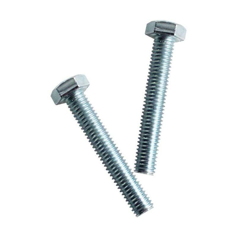 

MEGANEI tornillo hexagonal 8x50 8.8 din.933 presion acero zincado blanco caja 200