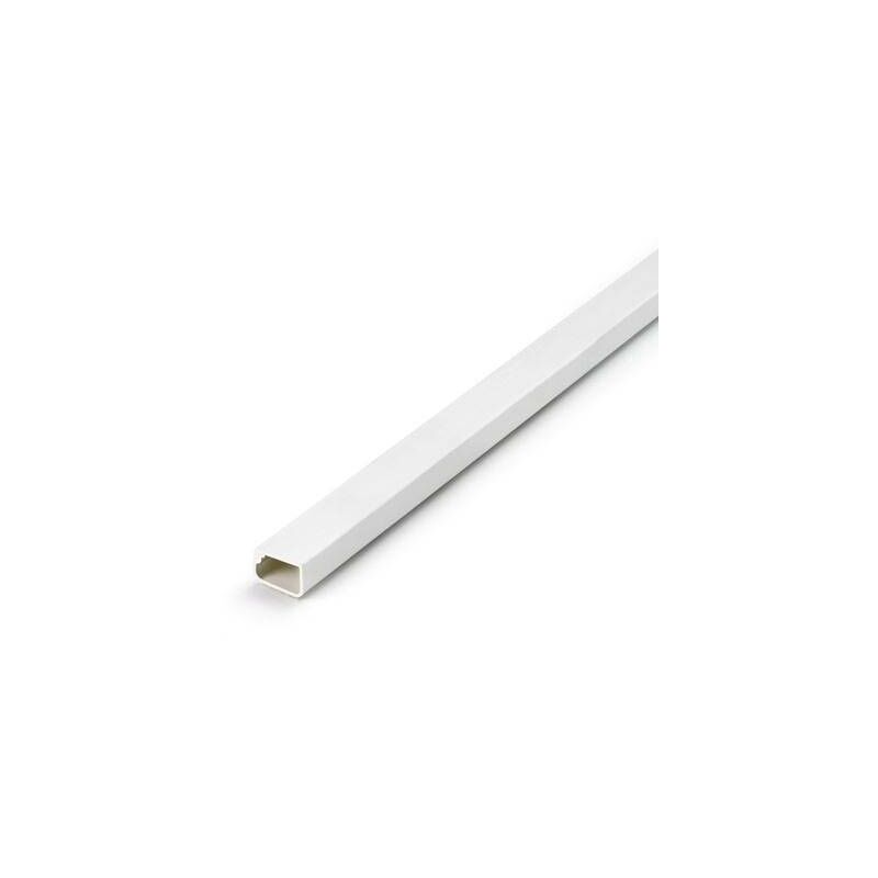 

Canaleta adhesiva con tapa bisagra 16x10mm Blanco 2m 2407 - Inofix