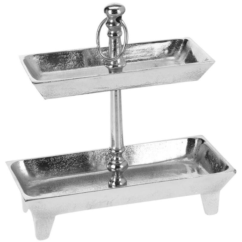 

Importacion - BLUNGI centro mesa 2 pisos 19x15x31 cm