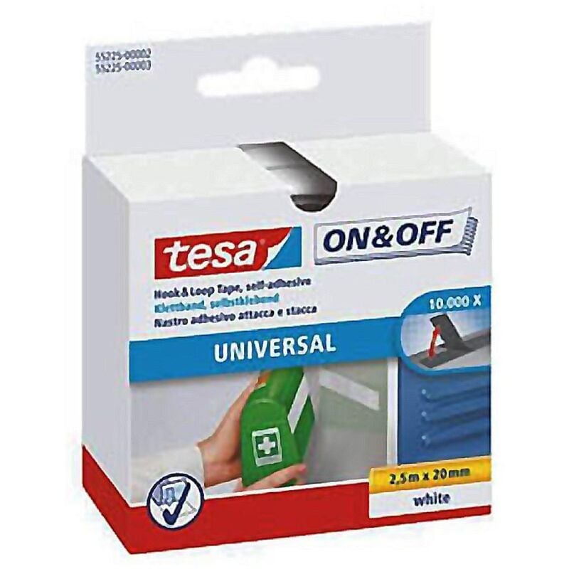 

MEGANEI cierre velcro blanco universal 20mm r/2,5mt