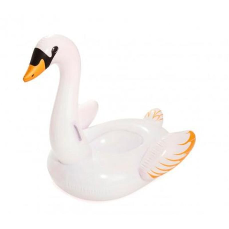 Colchoneta cisne 122x122 cm 41123 , Colchoneta cisne 122x122 cm 41123Flotador inflable con una cabeza de cisne extra grande con alas infladas y