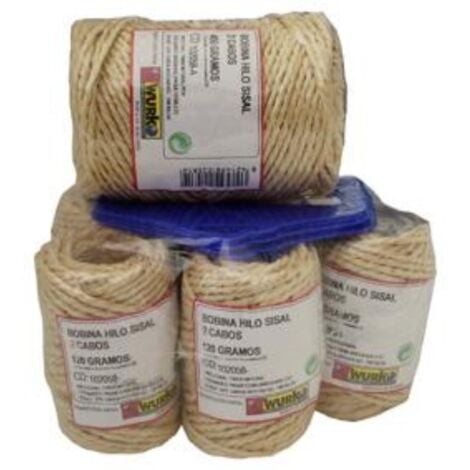 Cuerda sisal pita 2 cabos 400gr aprox