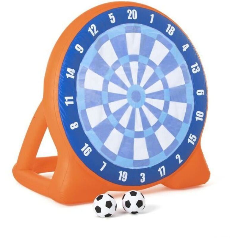 Jeu De Fléchettes Gonflable Géant Avec Ballons - Bestway - All Star - Cible De Football A Scratch - Base Lestée