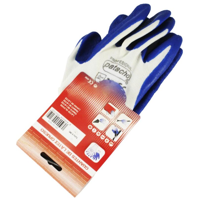 

Par guante nylon latex anticorte t-9 gu-307/9