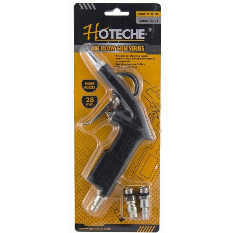 

Hoteche - Blister pistola neumatica 1/4-28mm. + 2 boquillas