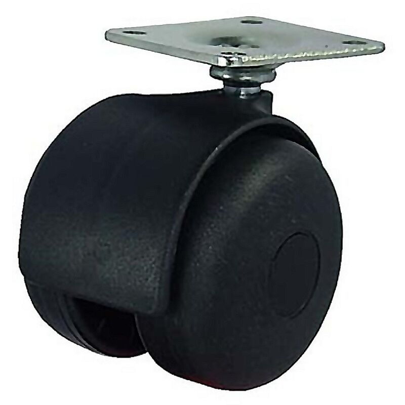 Tecnitem - rueda 3000502 ppn 1-0129 , Rueda mobiliario 75090. Rueda para mobiliario de oficina, como sillas, mesas, muebles auxiliares, escritorios,