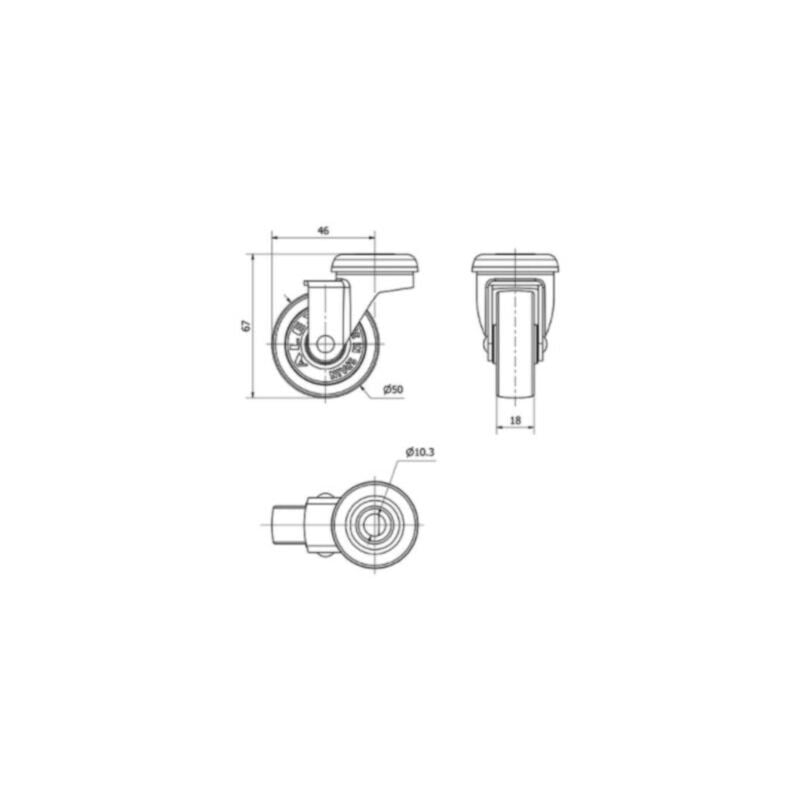 

Rueda 7000501z ppg t-10 1-0172