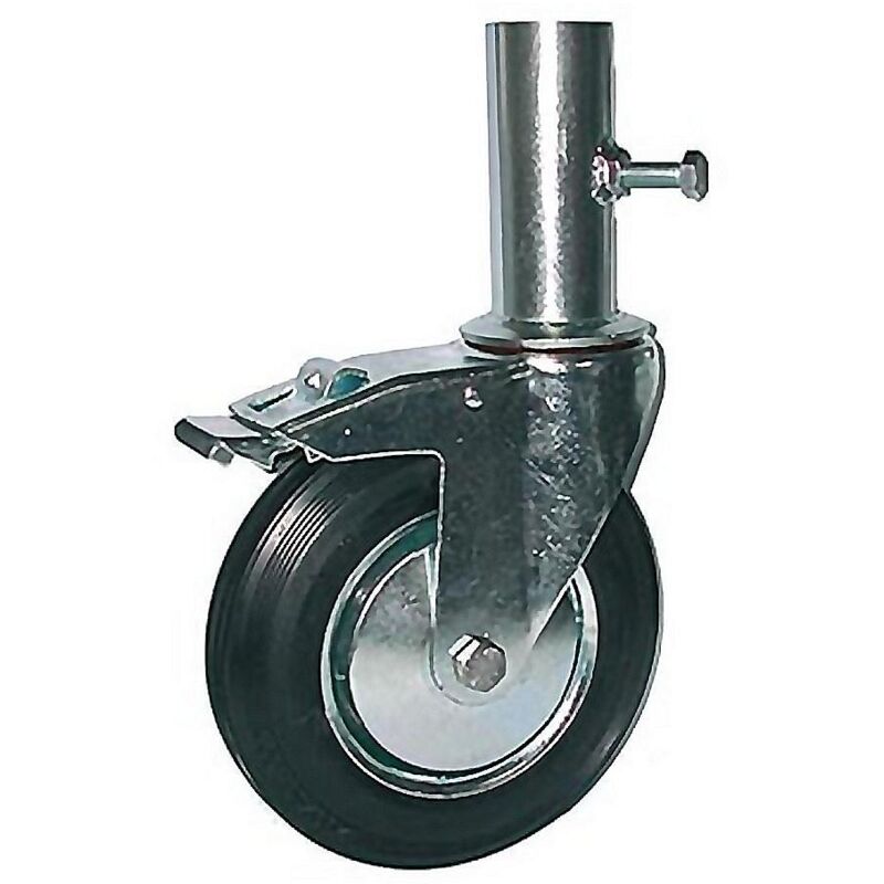 Rueda andamio goma 4-1595 c//f ALEX 35500