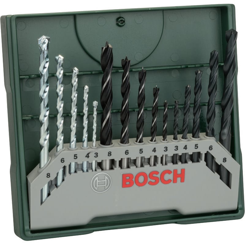 

BOSCH 2607019675 Mini X-Line con 15 unidades para taladrar