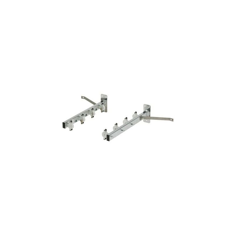 

Juego tendedero de pared 4 poleas metalizado