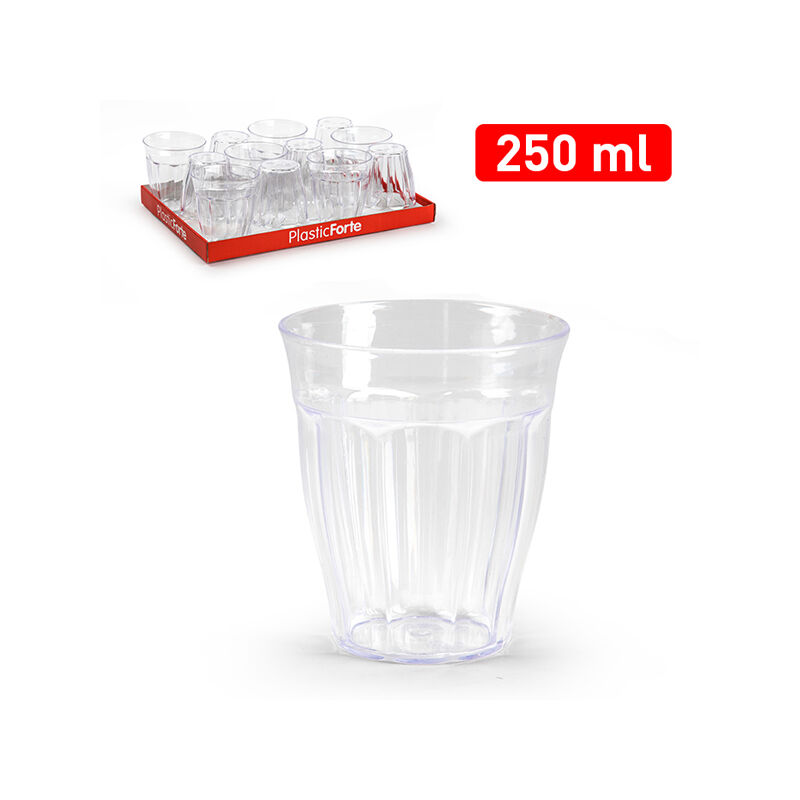 

Vaso Agua 250 Ml Transparente