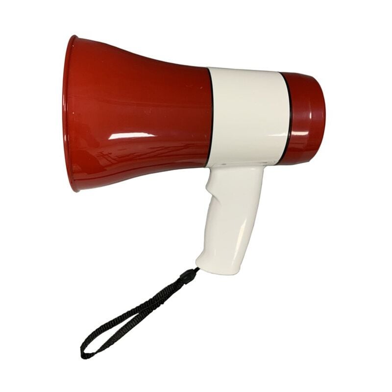 Mégaphone Porte Voix - Puissant et Léger - Sirène, Lecteur MP3 et Enregistreur