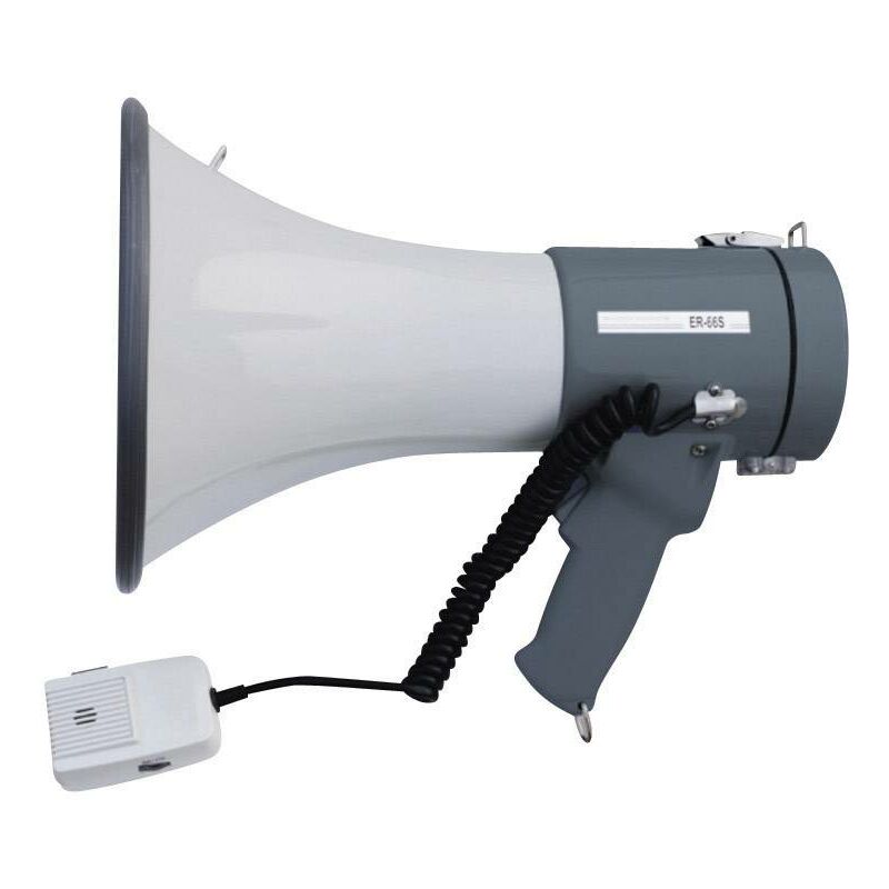 Mégaphone Speaka ER-66S avec sirène et micro Y73278