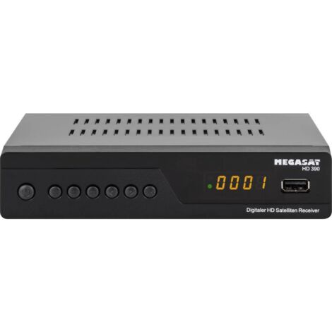 MegaSat HD 390 Ricevitore DVB-S2 USB anteriore Numero di sintonizzatori: 1