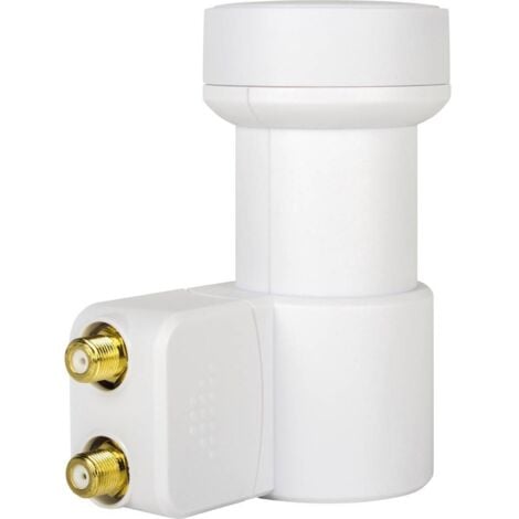 MegaSat HD-Profi Tête LNB twin Nombre d'abonnés: 2 Capacité de chargement: 40 mm contacts de connexion dorés, résistant