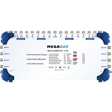 Megasat Multiswitch 17/8