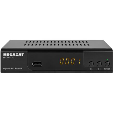 MEGASAT Receiver HD 200C V2, DVB-C, HDTV, S/PDIF