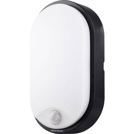 Megatron Bulka MT69041 Applique LED extérieure avec détecteur de mouvement 10 W noir